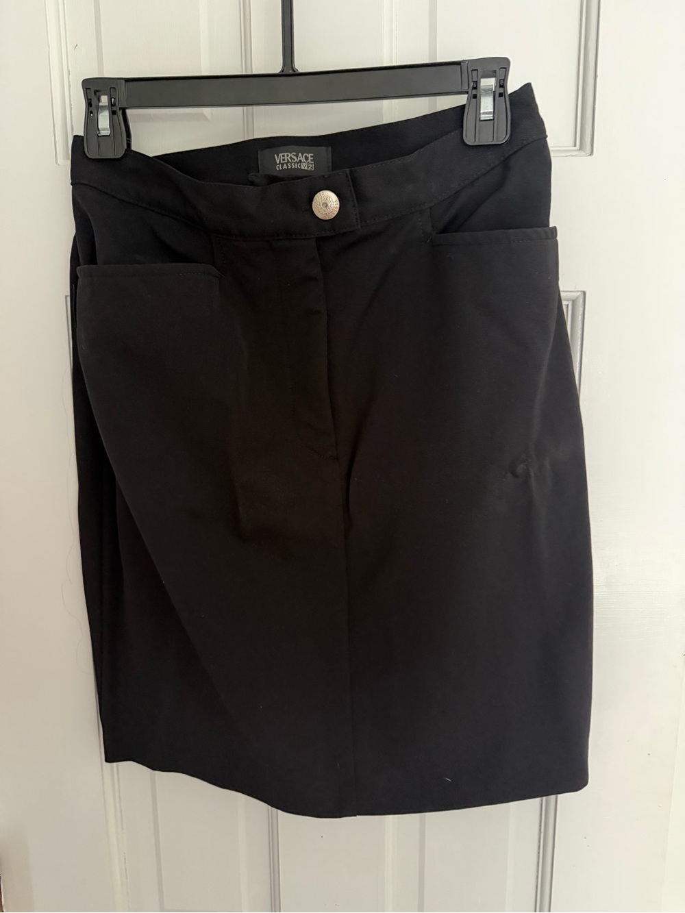 Versace vintage Classic Black Women's Pencil Skirt